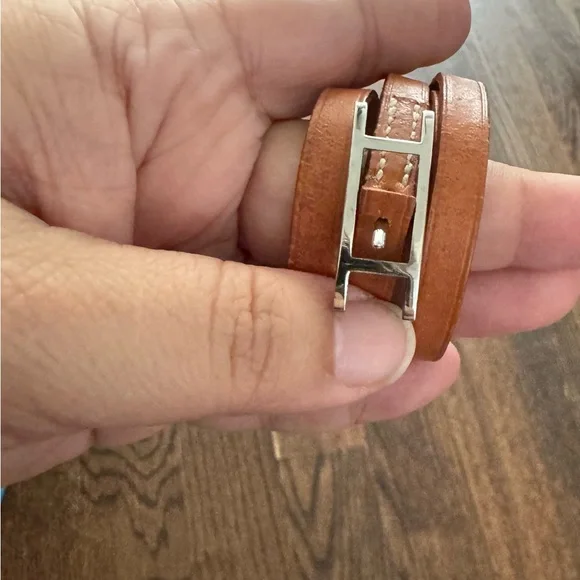 Hermès Leather Wrap Bracelet - Picture 5 of 6